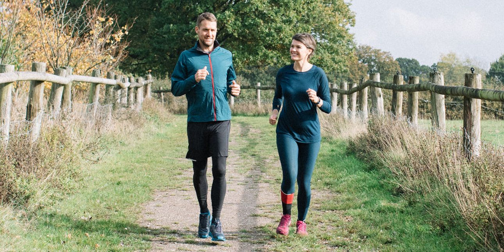 Leon-Taylor-and-Melanie-Lawson-running