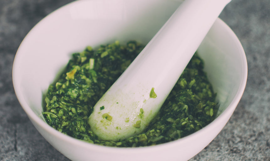 bare-biology-fish-oil-omega-3-homemade-pesto-in-a-bowl