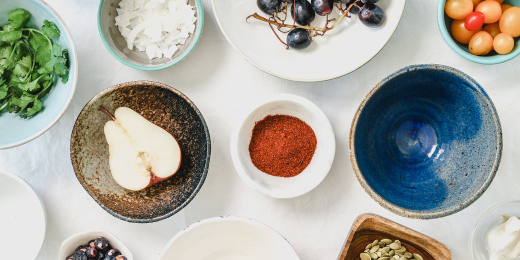 foods in bowls